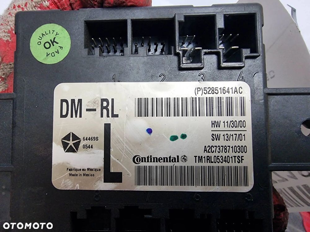 52851641AC Maserati Ghibli 2999 TDI 2014 sedan Sterownik / Moduł drzwi - 3