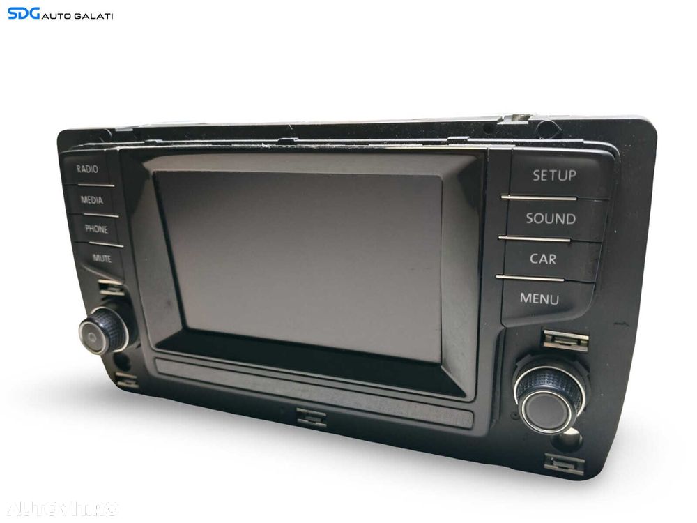 Display Ecran Tactil Touchscreen Radio CD Player Navigatie GPS Volkswagen Golf 7 2013 - 2017 Cod 5G0919605 [L5582] - 3