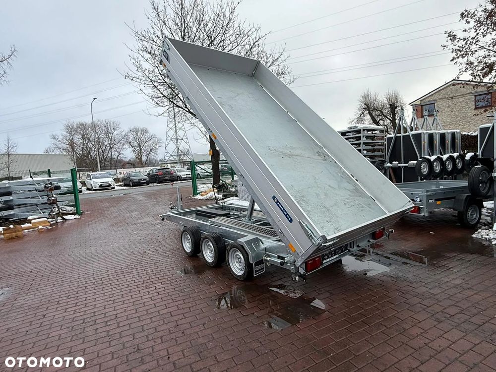 Saris Przyczepa Kiprowana Saris Tipper K3 406x204x35 cm 3500kg zawieszenie resor+amorytzator dostawa pod dom - 10