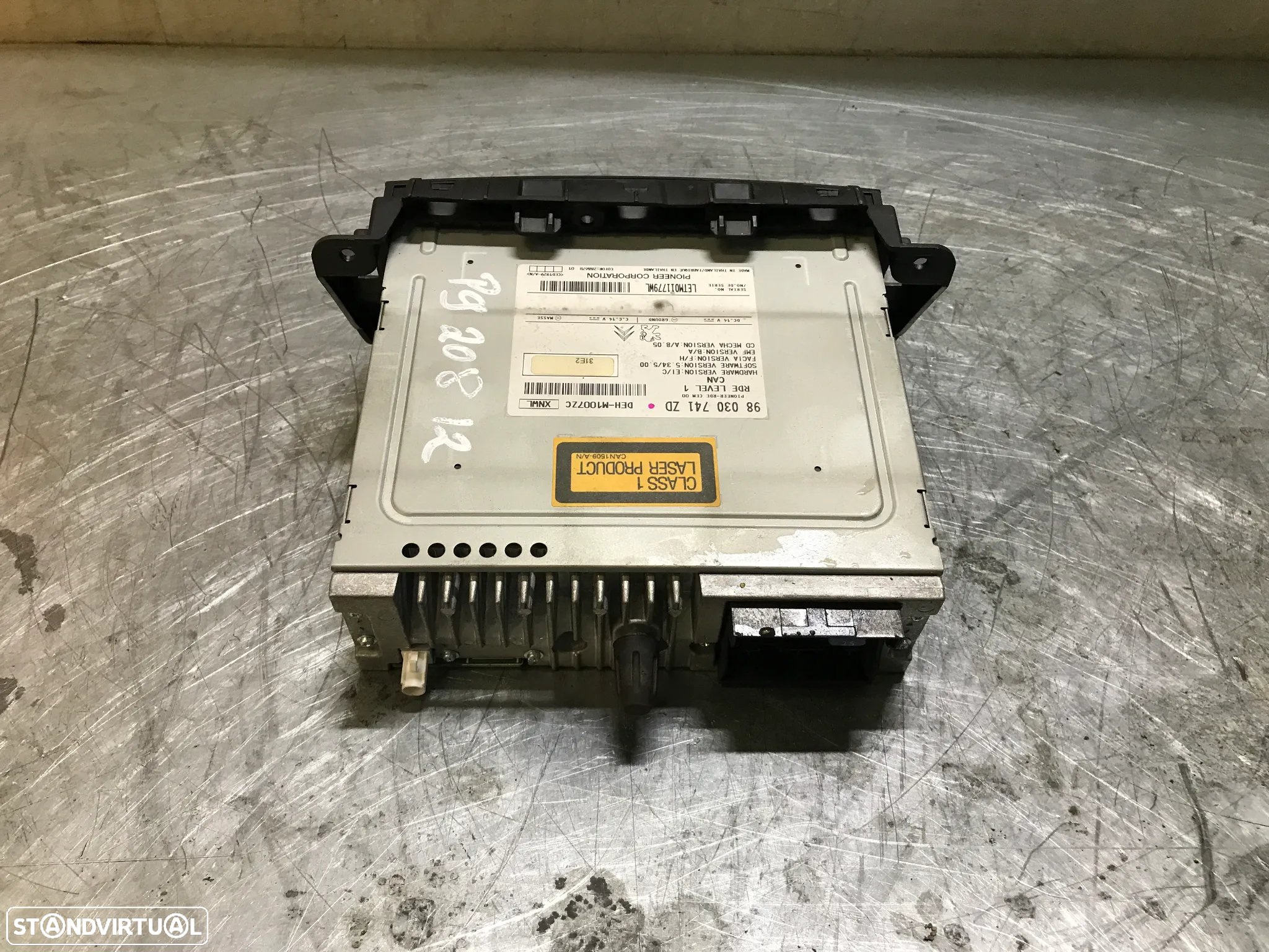 AUTO-RADIO ORIGINAL PEUGEOT 208 I 98030741ZD - 2