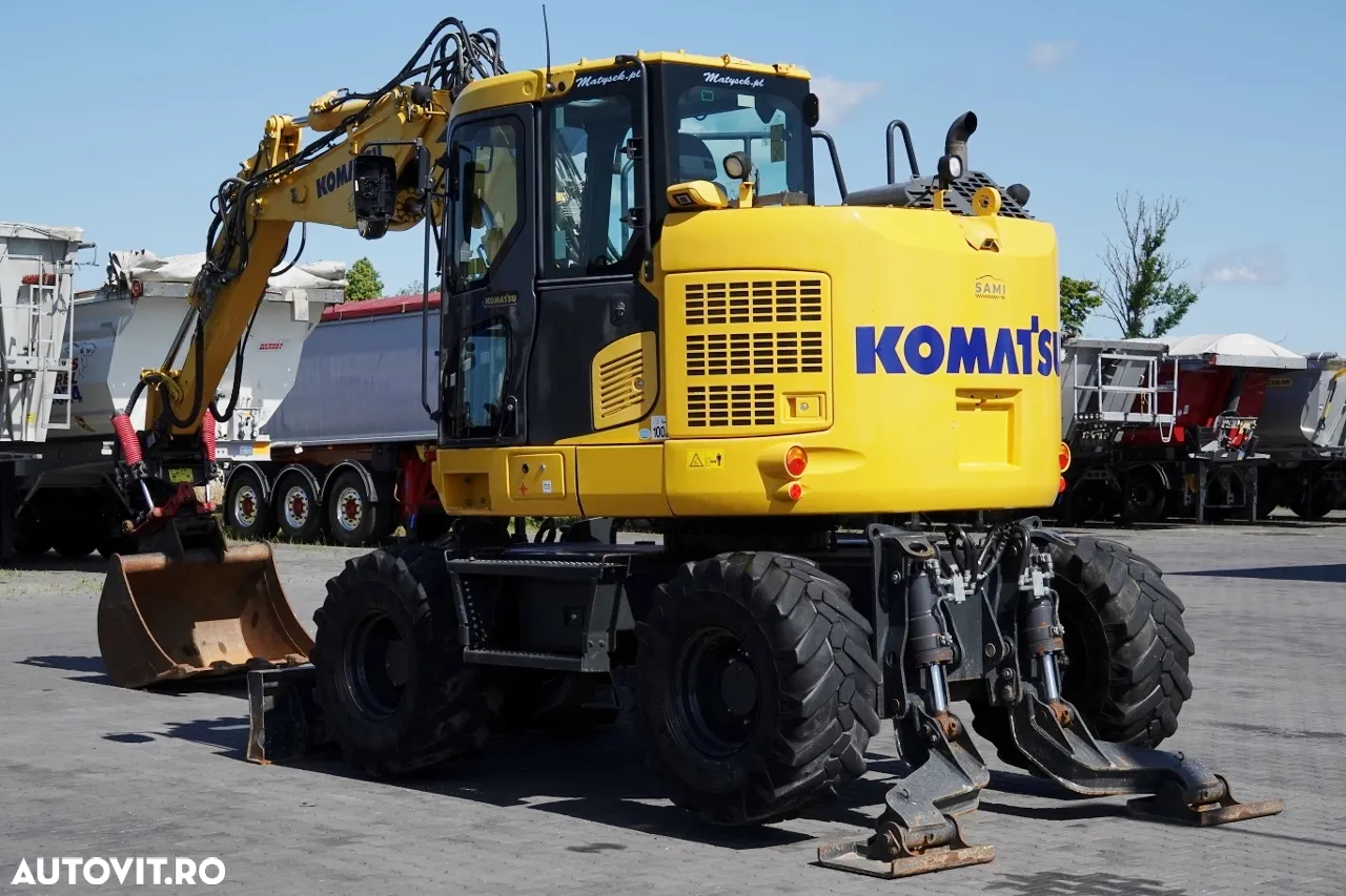 Komatsu PW 118 MR / EXCAVATOR PE ROȚI / 2019 / ROTARE ÎN ȘI ÎNĂLȚIME / CAMERĂ / CONTRACT DE SERVICE POST-SERVICE - 4