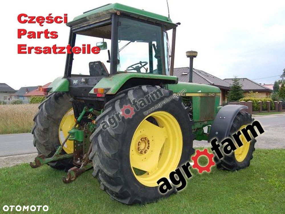 John Deere 3140 części, skrzynia biegów, silnik - 3