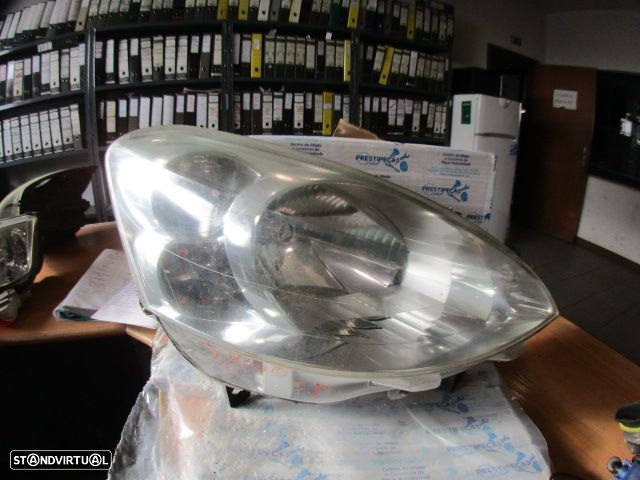 Farol 9682829280 PEUGEOT PARTNER 2 FOURGON B9 FASE 1 2008 1.6HDI  90CV 4P BRANCO DRT H4 ORIGINAL - 1