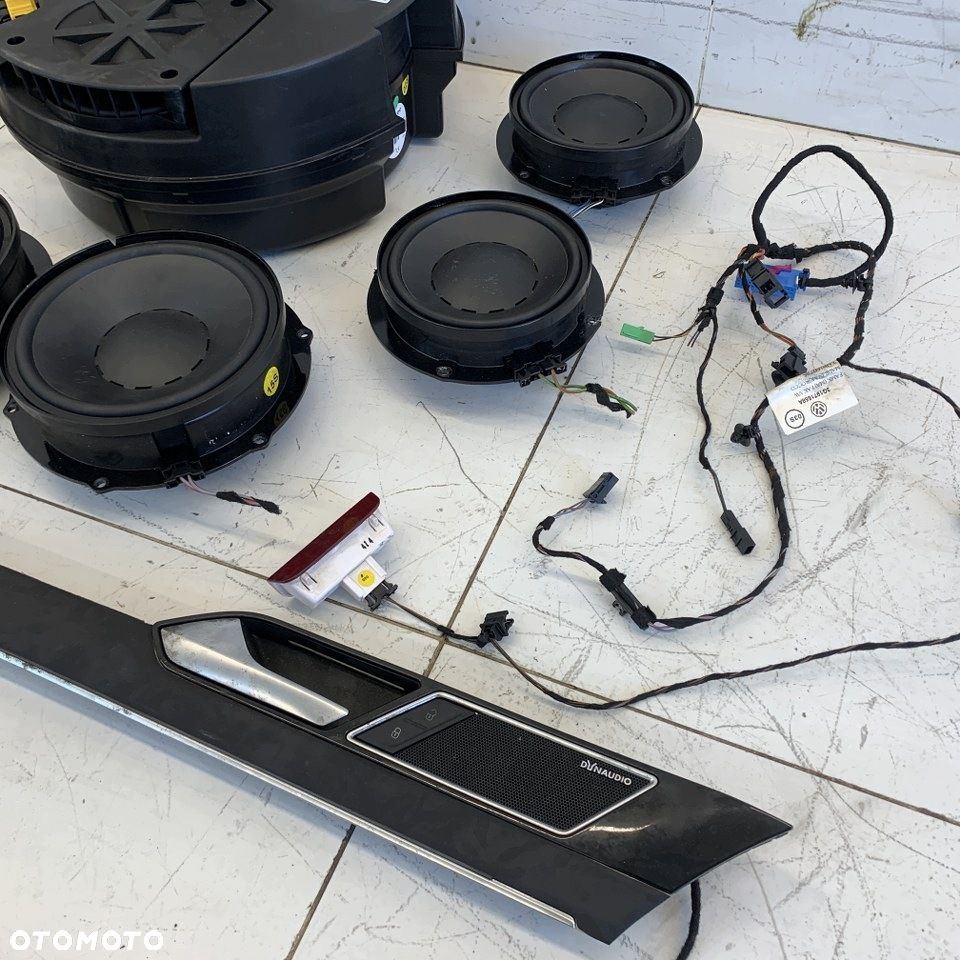Głośniki Dynaudio Wzmacniacz Subwoofer Nagłośnienie Vw Passat B8 3G 15R - 7