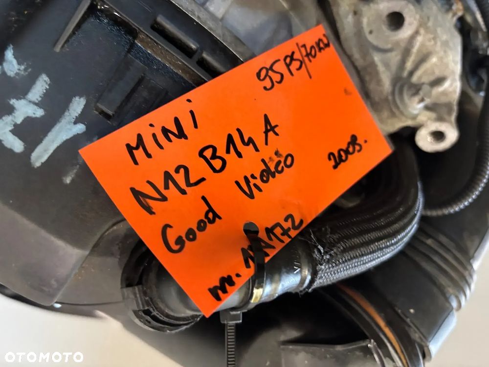 Silnik kompletny Mini Cooper n12b14a n12b14 film video 75 tys mil - 2