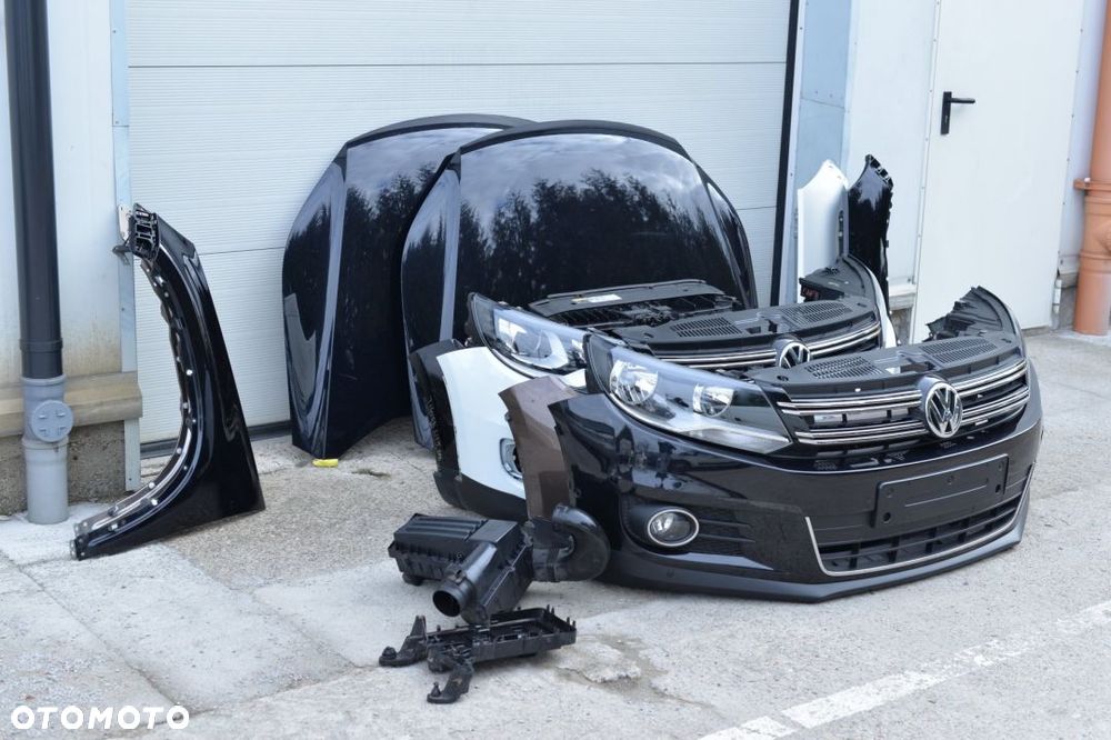 MASKA ZDERZAK BŁOTNIK GRILL LAMPA PAS BELKA XENON VW TIGUAN LIFT 10- - 3