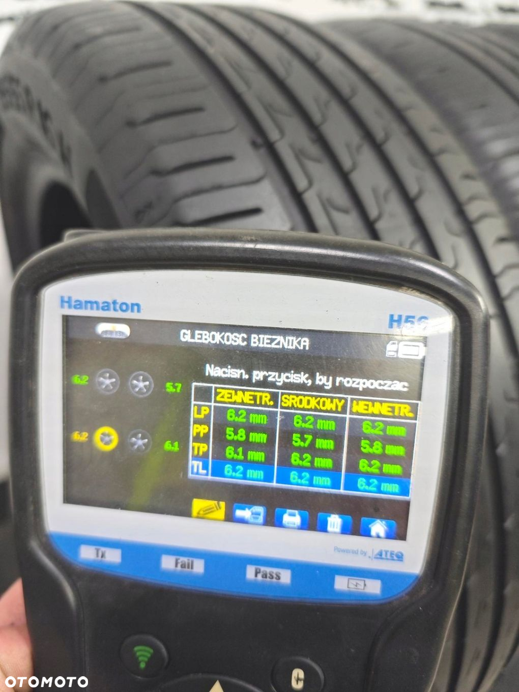 195/55r16 continental 2020 letnie 6mm 50714 - 9