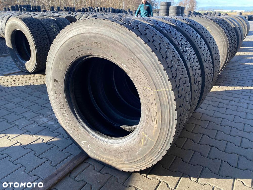 Opony 315/70R22.5 TYP BRIDGESTONE R-DRIVE 001 Napędowe 8-10mm - 6