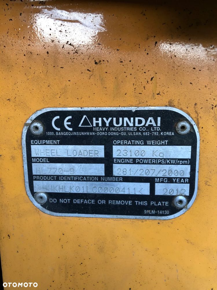 Hyundai HL 770-9 - 7