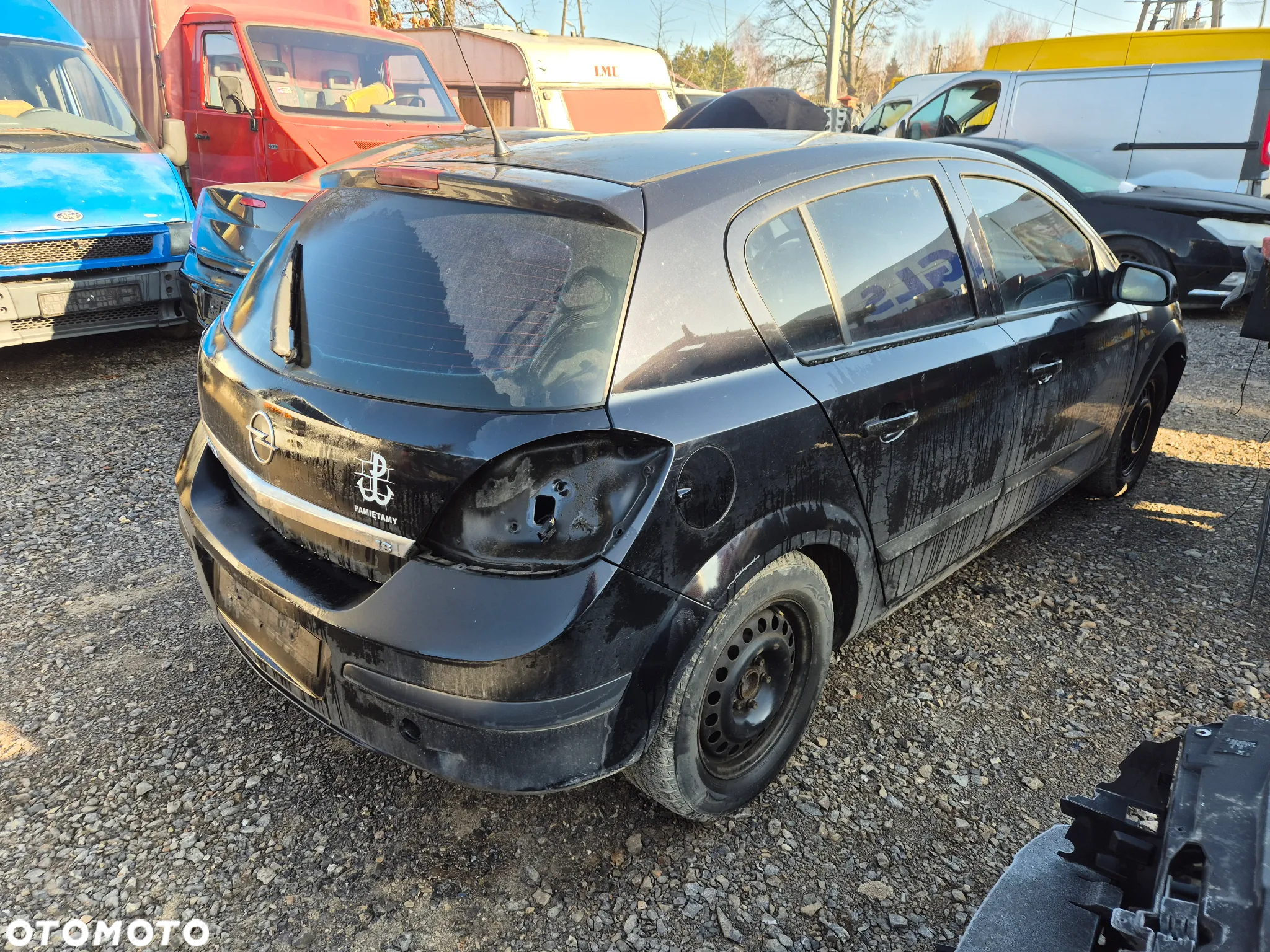 OPEL ASTRA H HB 20R maska pokrywa silnika klapa bagażnika zderzak lampa reflektor pas przedni stop lampy halogeny - 4