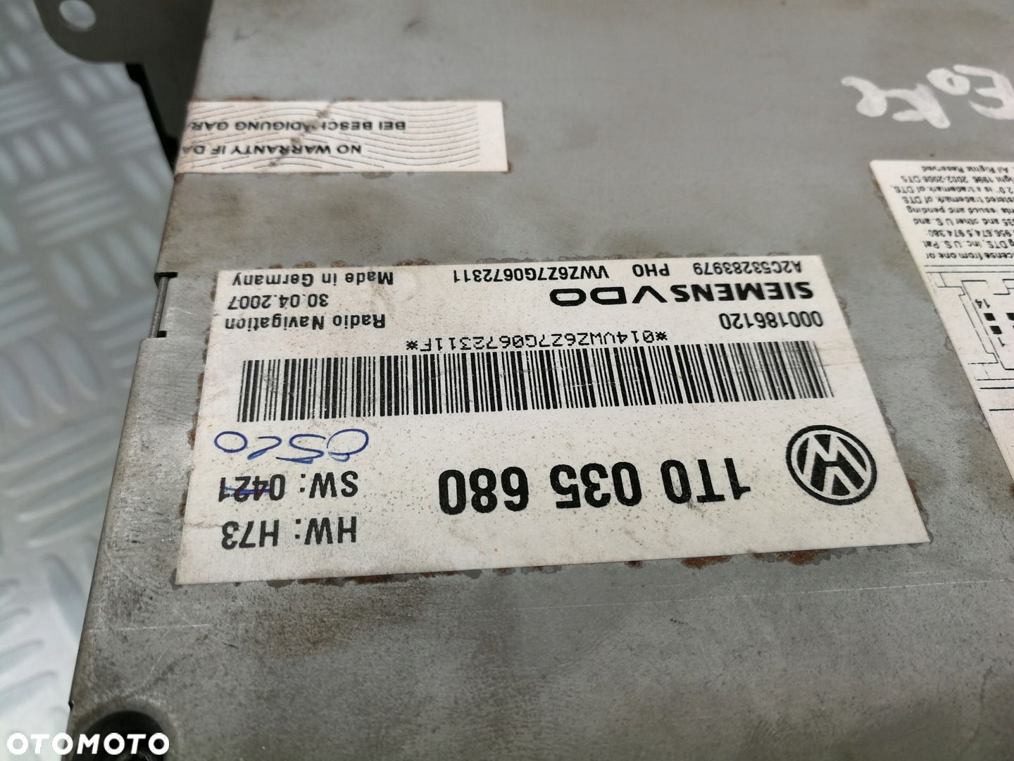 1T0035680 radio fabryczne nawigacja VW GOLF VI 6 TOURAN PASSAT B7 B6 TIGUAN - 8