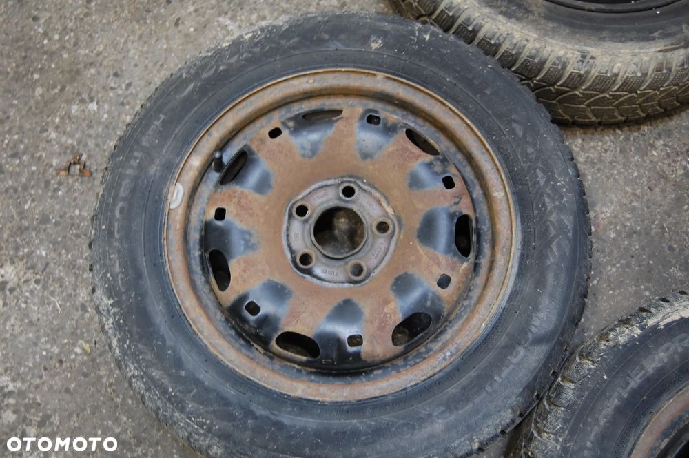 FELGI STALOWE + OPONY ZIMOWE 175/65R14 5X100 ET35 6J 6Q0601027H VW POLO IV SEAT IBIZA SKODA - 4