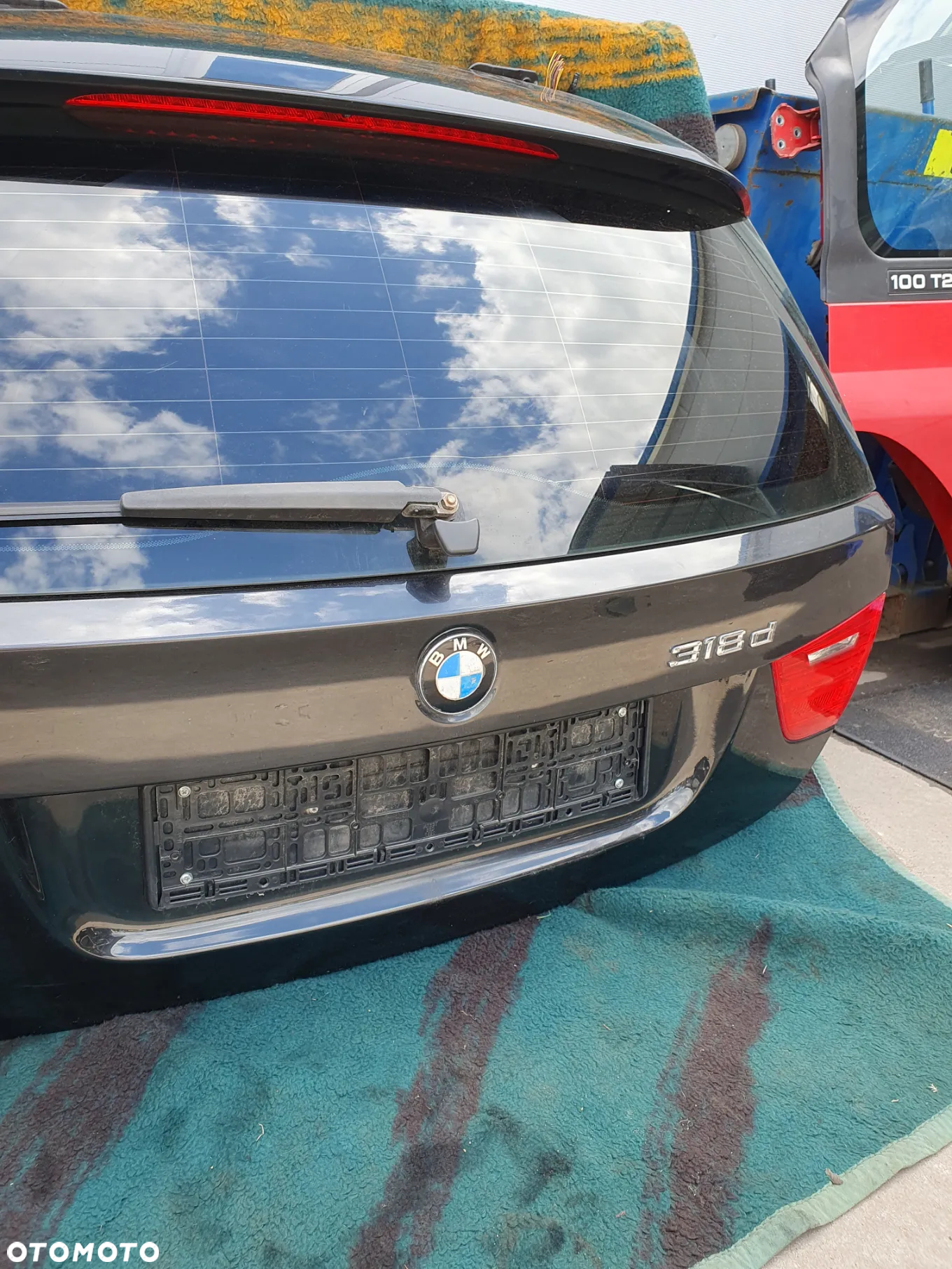 BMW 3 KOMBI E91 LIFT  KLAPA TYLNA BLACK SAPPHIRE METAL - 3
