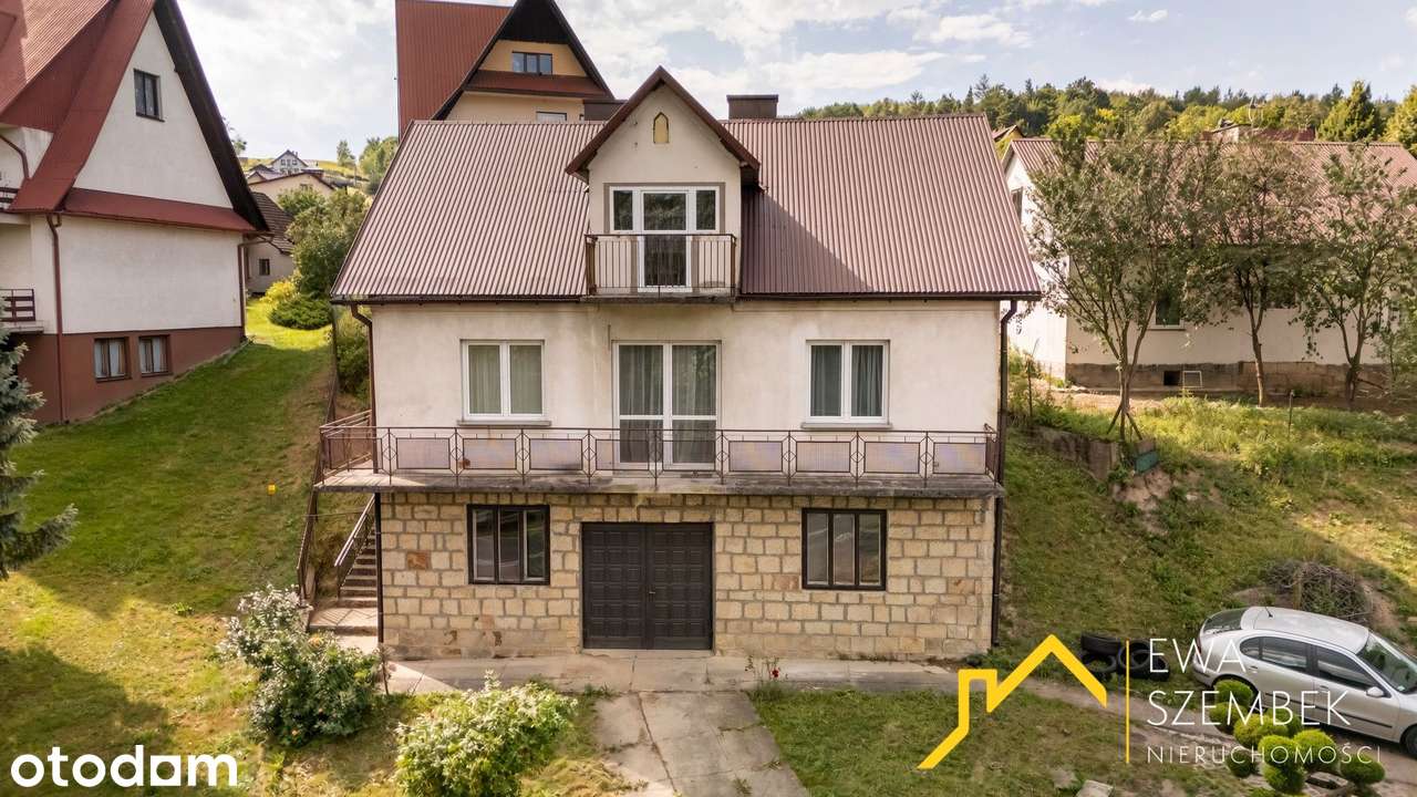 Dom położony na 6-arowej działce w malowniczej miejscowości Żegocina