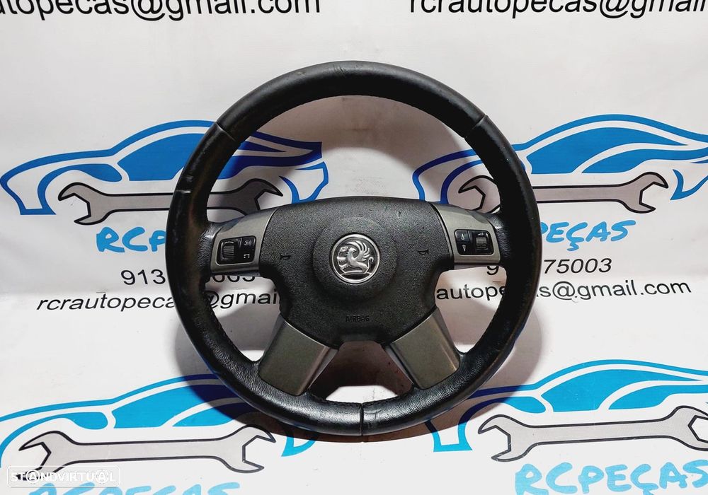 VOLANTE GUIADOR COMPLETO OPEL 13161861 OPEL SIGNUM Z03 VECTRA C Z02 PELE COMANDOS MULTIFUNÇÕES AIRBAG - 7