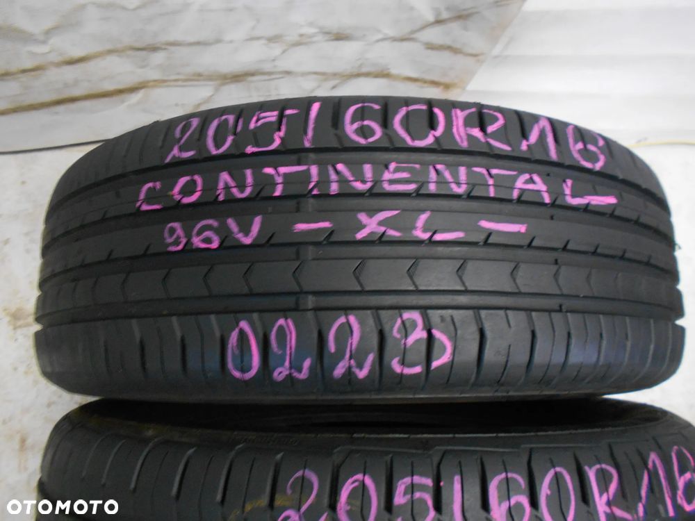 OPONY 205/60R16 CONTINENTAL CONTI PREMIUM CONTACT 5 XL DOT 0223 7.9MM - 2