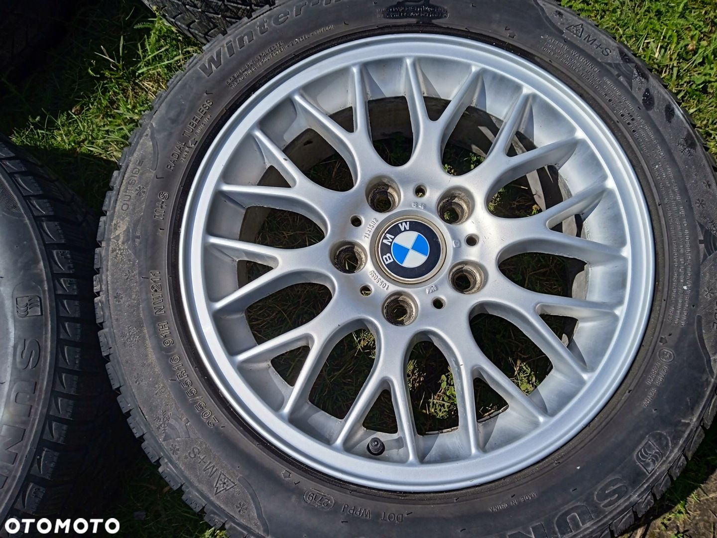 FELGi aluminiowe 5x120 BMW 1 2 3 E36 E46 Z3 7x16 et46 opony - 3