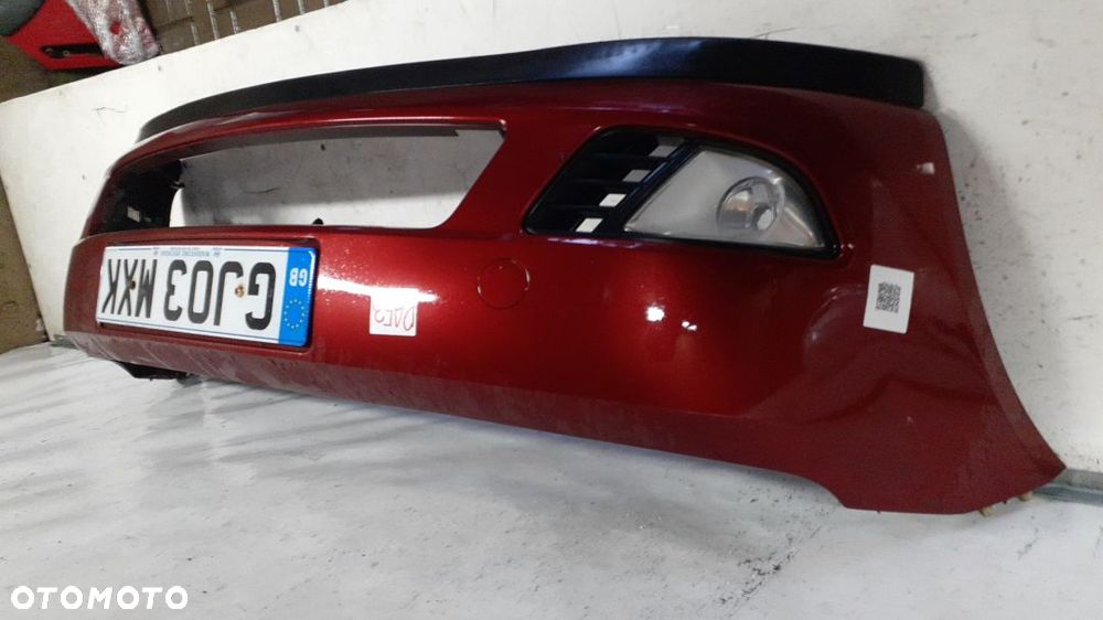 # ZDERZAK PRZÓD PRZEDNI DO FORD FIESTA MK6 VI HALOGENY T5 BORDOWY - 4