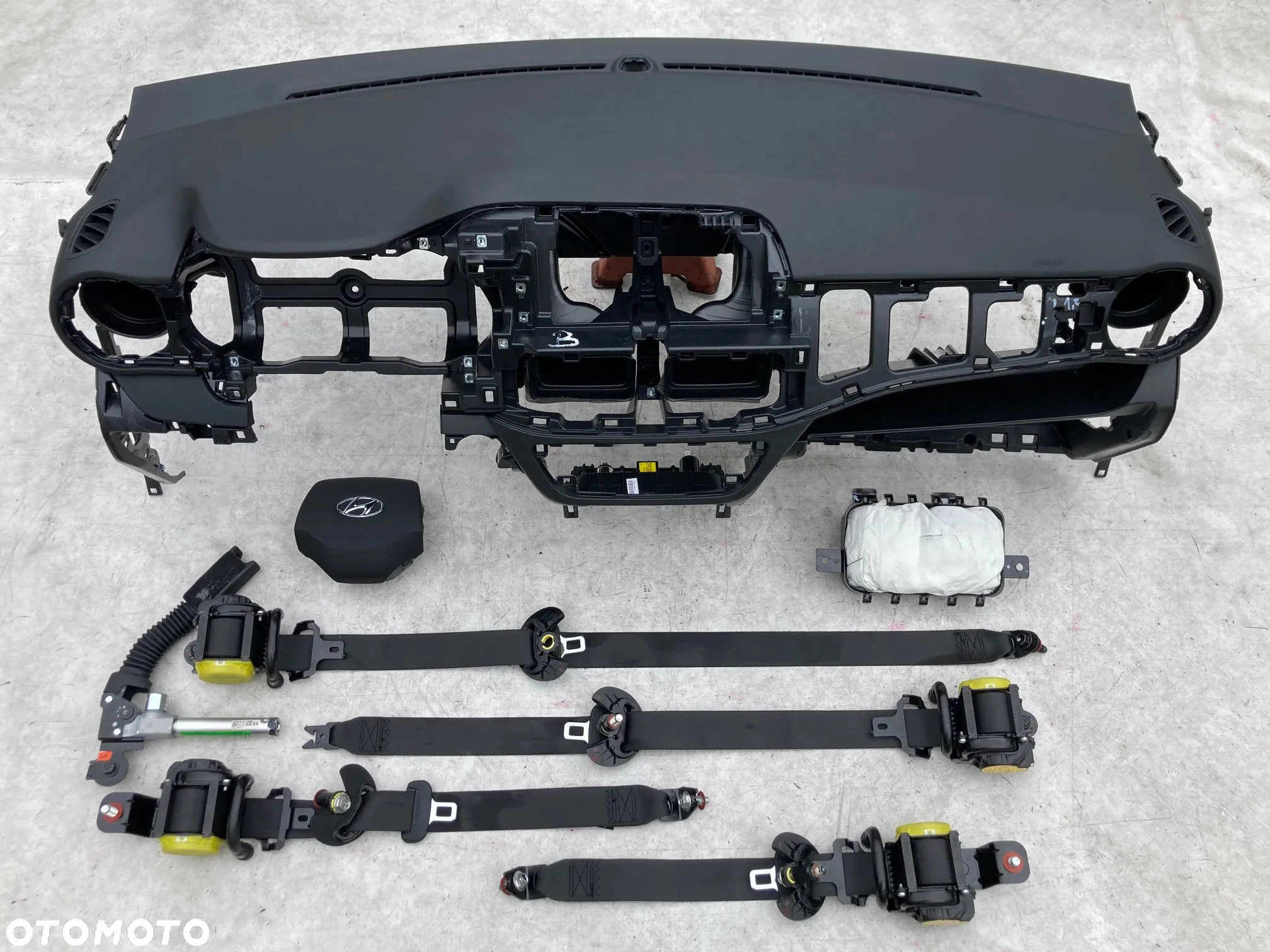 HYUNDAI I10 3 III DESKA KONSOLA KOKPIT PULPIT PÓŁKA PARAPET AIRBAG naprawa regeneracja Razw2 !!! - 5