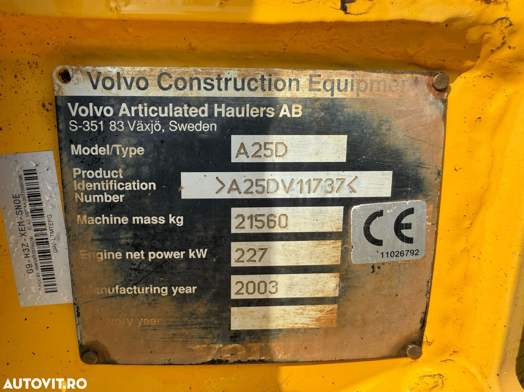 Volvo A 25 D Dumper - 3