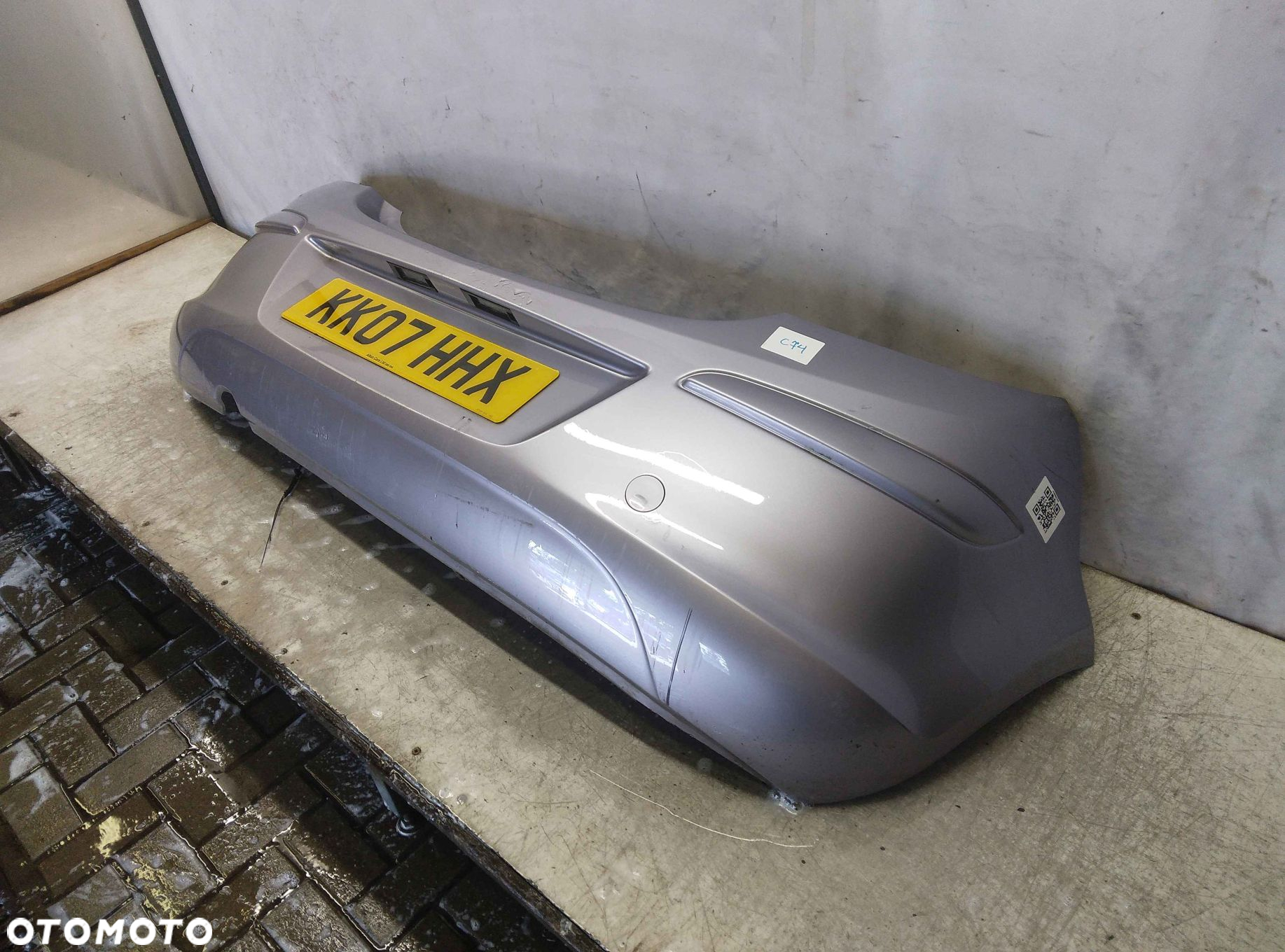 ^ ZDERZAK TYŁ TYLNY OPEL CORSA D Z166 FIOLET FIOLETOWY 5D 5 DRZWI HB - 2
