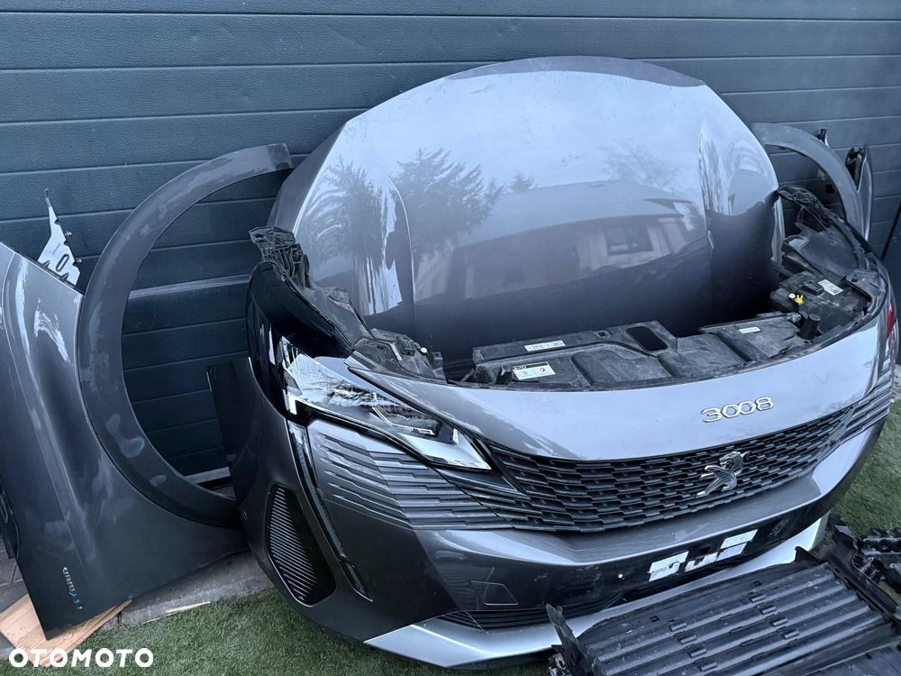 PEUGEOT 3008 5008 II LIFT HYBRYDA MASKA ZDERZAK BŁOTNIKI PAS LAMPY CHŁODNICE - 4