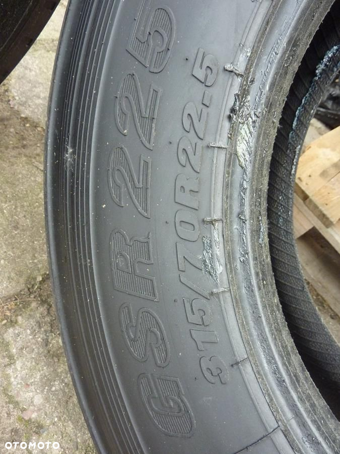 Opona używana ciężarowa  315/70R22.5 GT RADIAL GSR 225; 450zł C2284 - 3