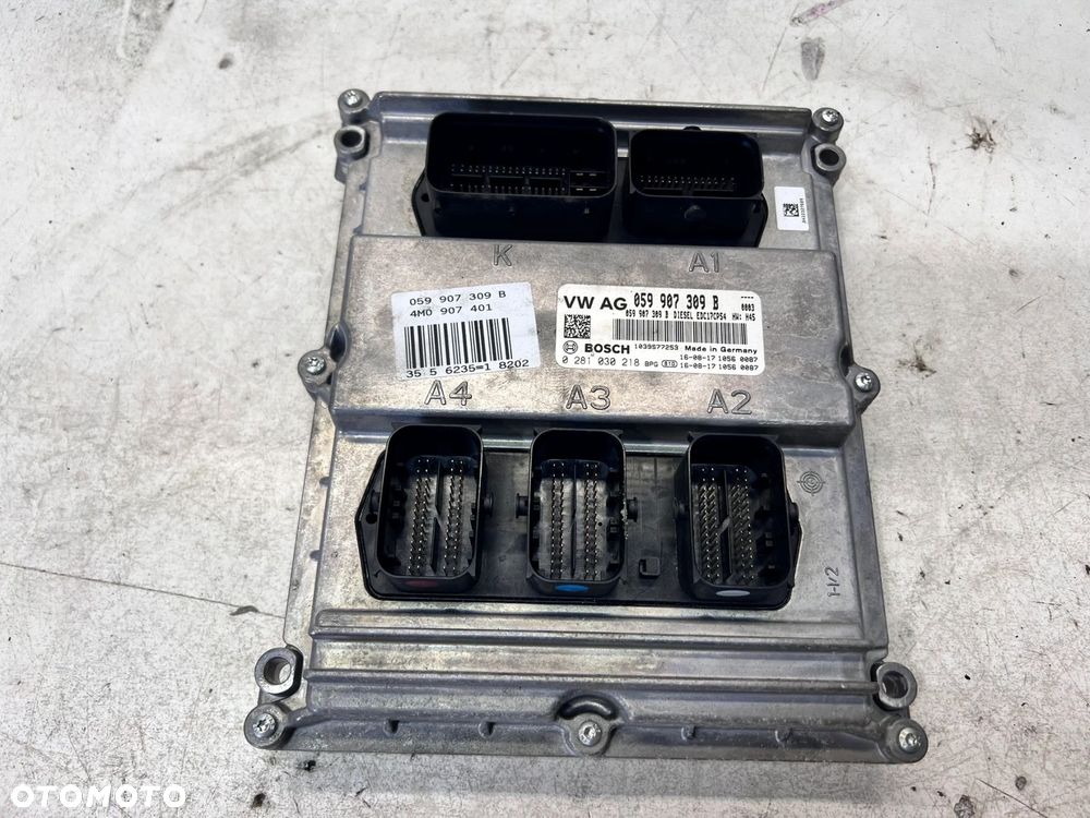 STEROWNIK KOMPUTER SILNIKA AUDI Q7 4M 3.0 TDI 059907309B - 2