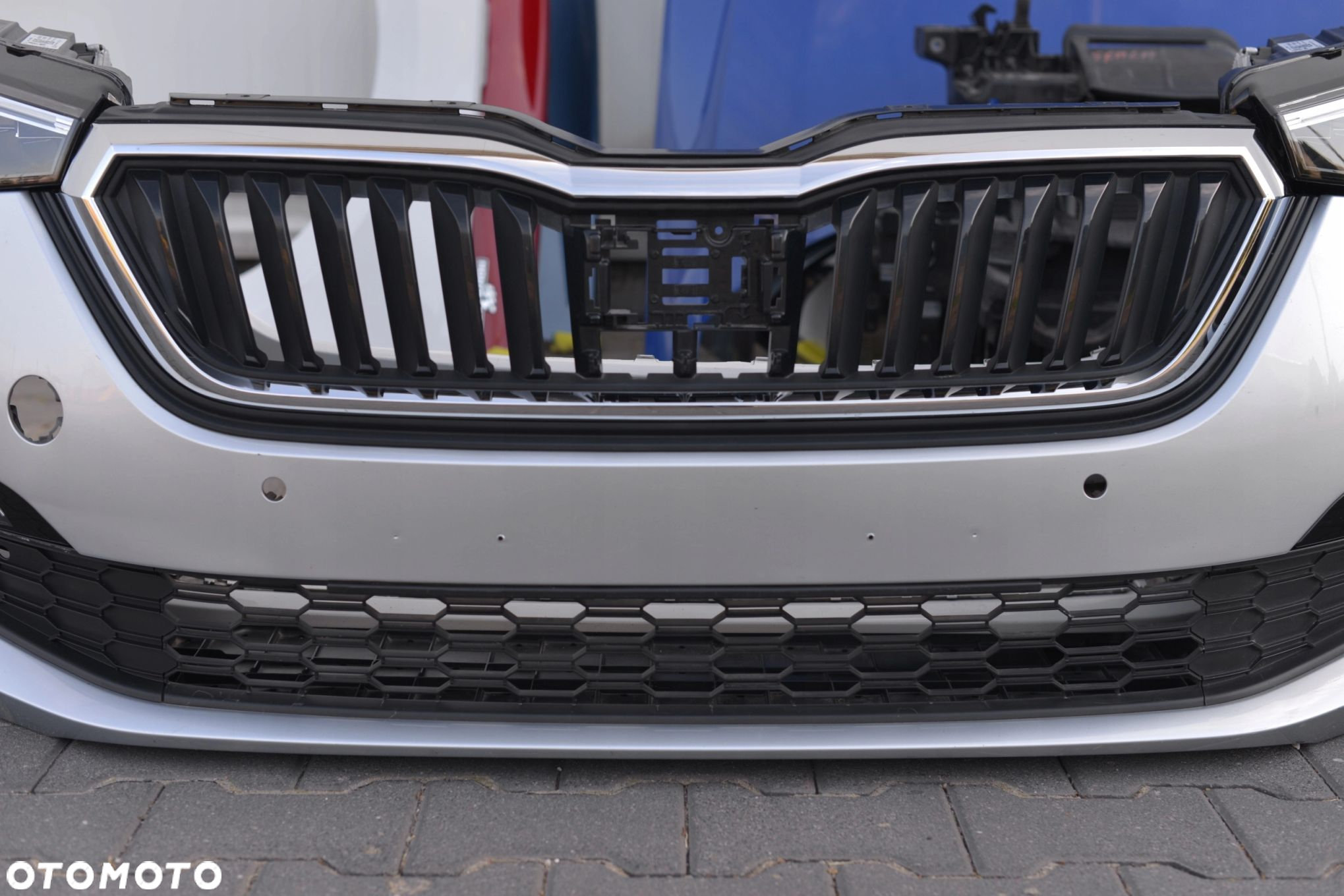 MASKA ZDERZAK GRILL BŁOTNIK LAMPA H7 XENON LED PAS BELKA SKODA SCALA - 16