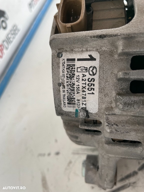 Alternator mazda cx3 cx-3 mazda 3 1.5 2014 2015 2016 2017 2018 2019 s551 a2tx4781zt - 2