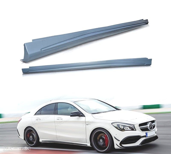 EMBALADEIRAS LATERAIS PARA MERCEDES CLA W117 CLASSE A W176 AMG STYLE