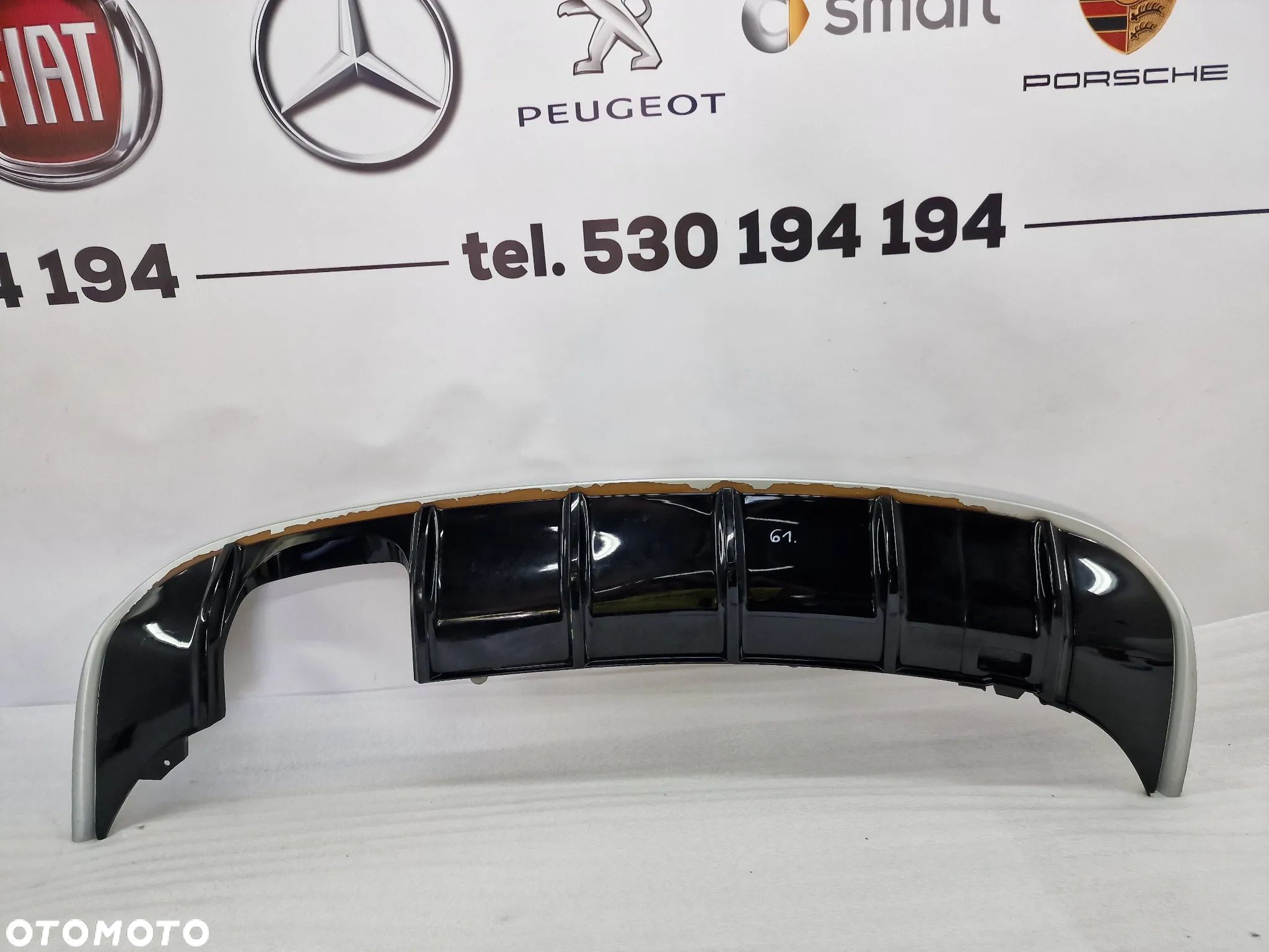 AUDI A3 / S3 RS3 8P 8P4 10-12 DYFUZOR / SPOJLER ZDERZAKA TYLNEGO TYLNIEGO TYŁ , NR 8P4807434H , NR AUKCJI DT61 - 1
