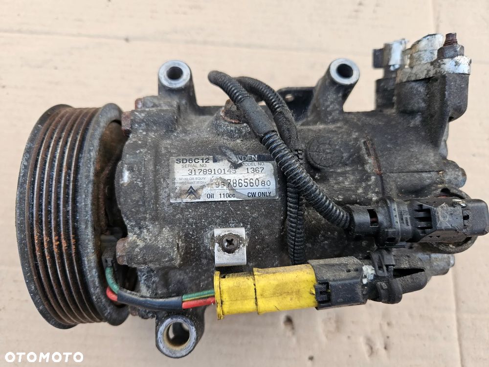 Peugeot Partner 308  Citroen C4 C5 X7 Berlingo  1.6 E-HDI kompresor sprezarka klimatyzacji 6971216280 9678656080 - 2