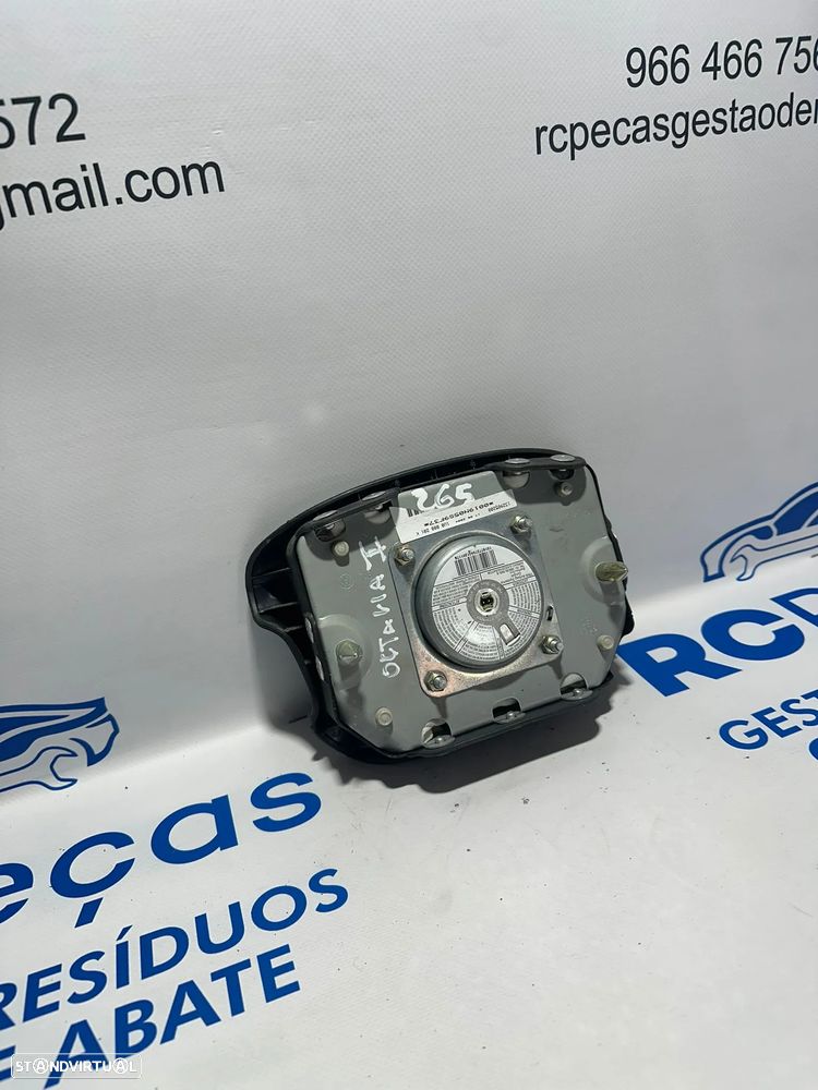 .Airbag Volante Guiador Original Skoda Octavia MK1 MK2 1U0880201K 1996 - 2013 - 5