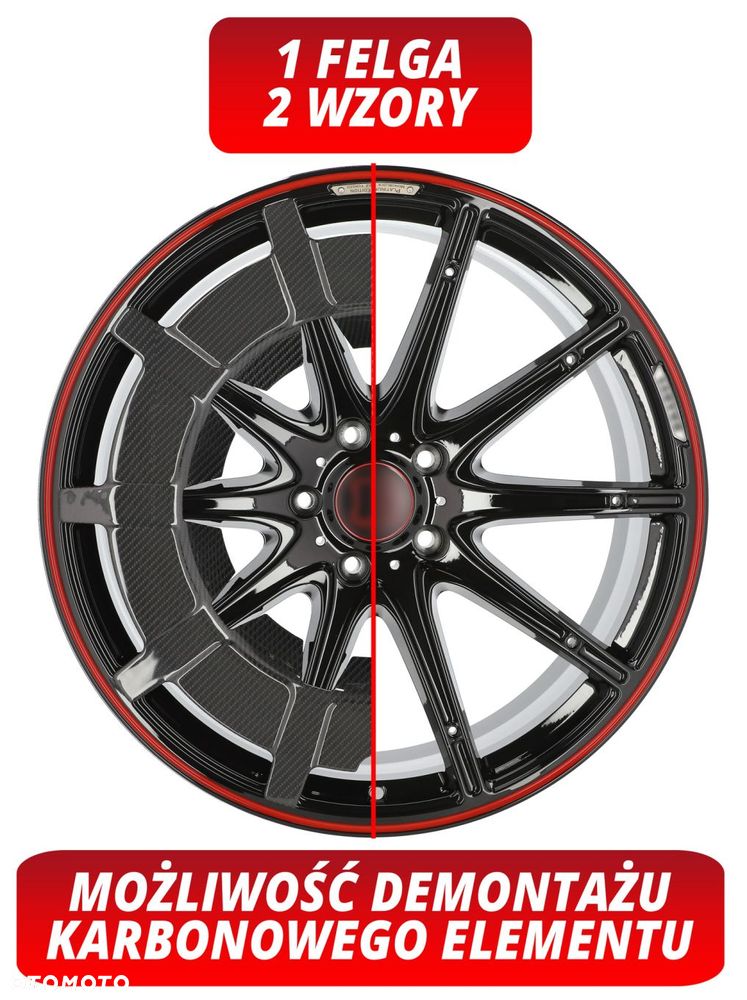 4x Kute Felgi 22 m.in. do MERCEDES G AMG W460 W461 W463 W464 G500 Brabus Carbon - LB4008 - 4