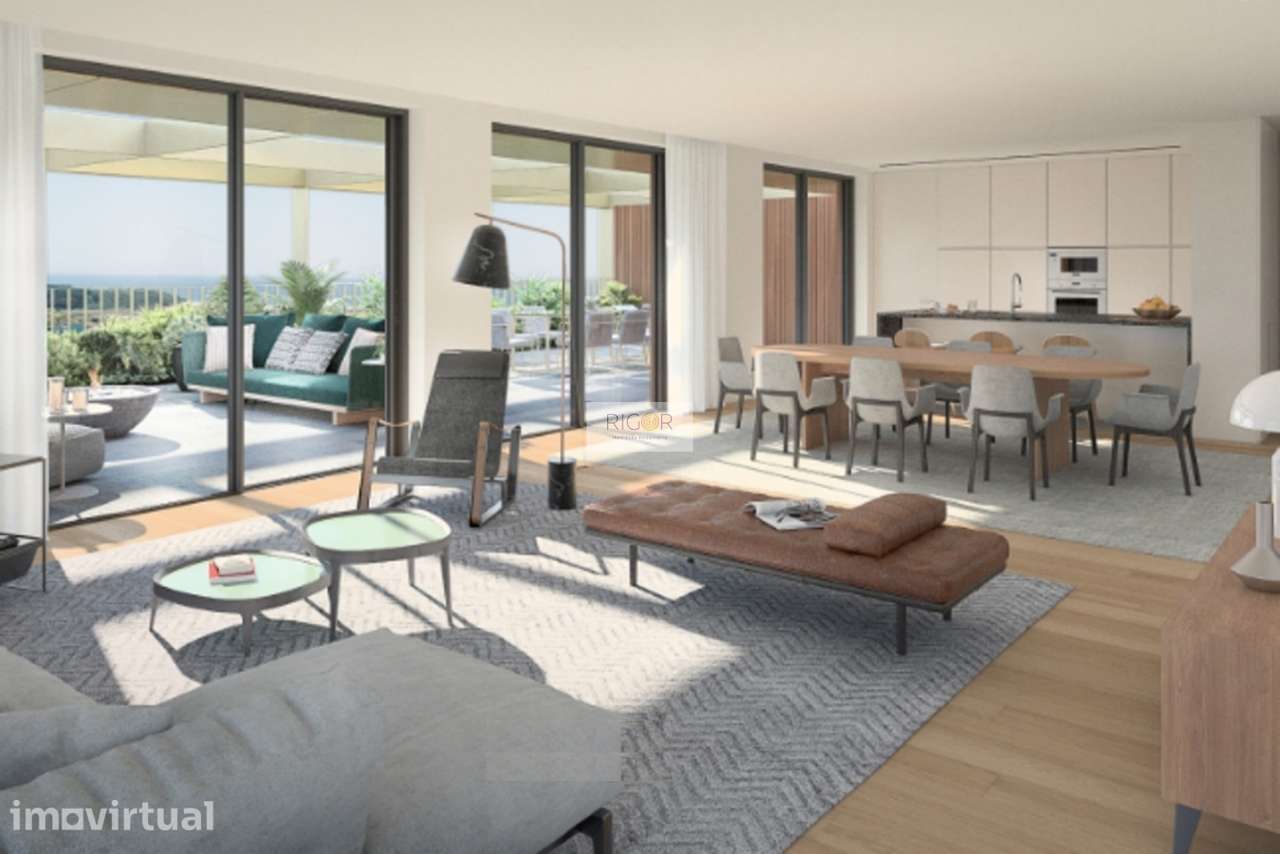 Apartamento T4 com terraço em construção à marina da Afurada - Grande imagem: 4/10