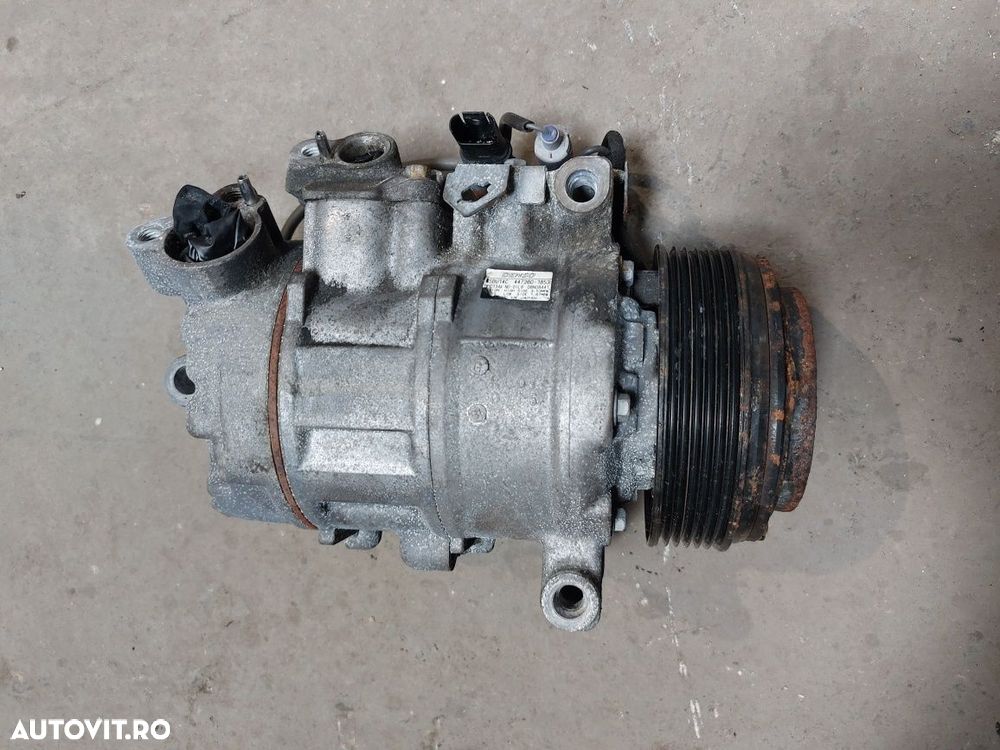 Compresor clima AC N47 20D BMW E81 E87 E90 E91 E92 E93 E84 Cod 6987862 - 2