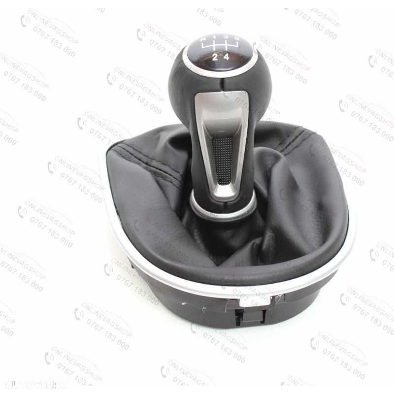 Nuca piele Seat Leon 1P, Altea, Toledo cu manson schimbator 5-6 viteze - 5
