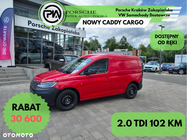 Volkswagen Caddy Cargo  silnik: 2,0 l TDI EU6 SCR  75 kW skrzynia biegów: manualna 6 -biegowa rozstaw osi: 2755 mm
