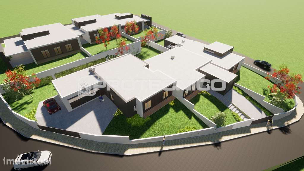 Terreno com Projeto de Arquitetura Aprovado p/ 3 Moradias Térreas - Grande imagem: 3/8