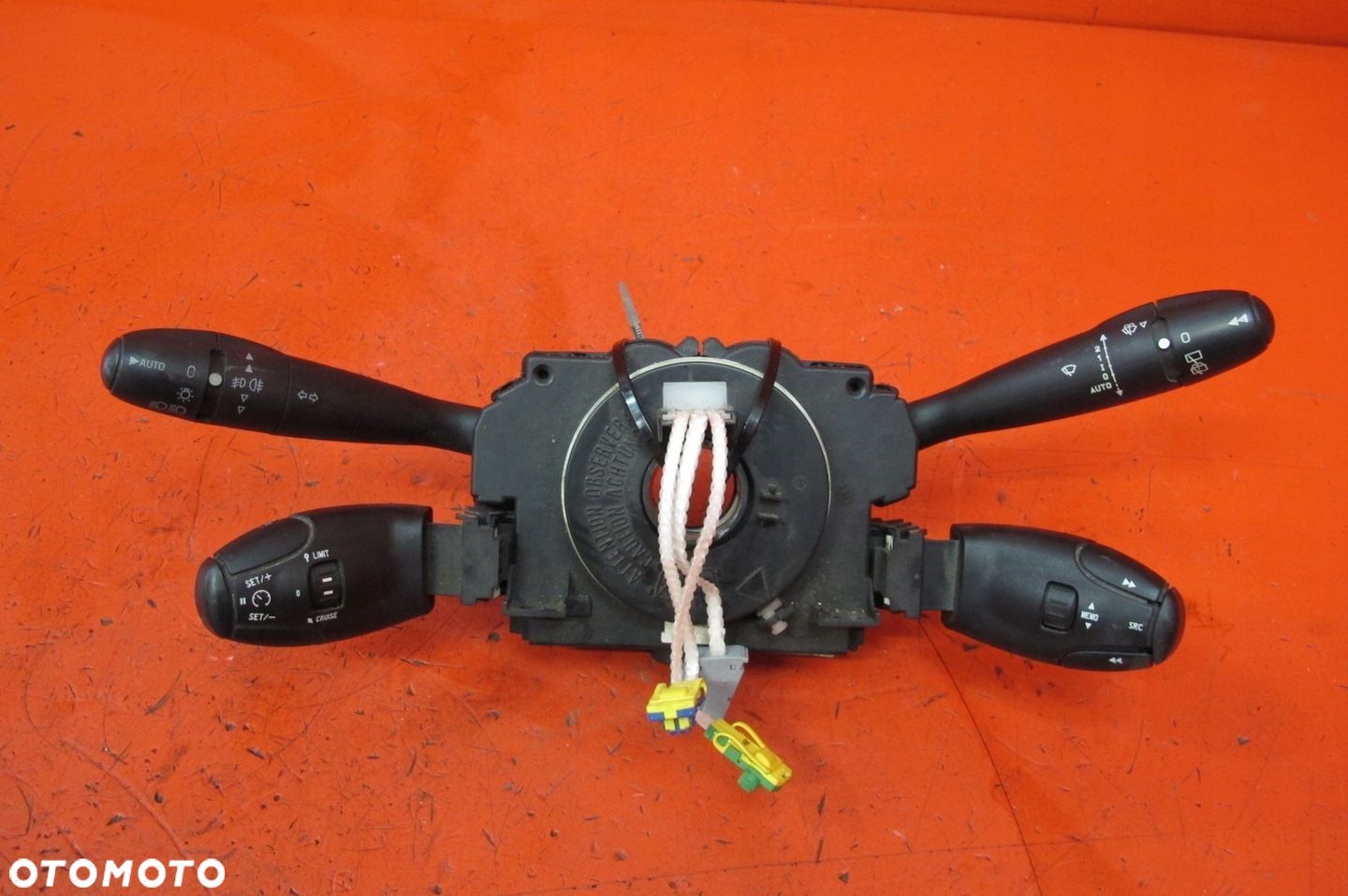 PEUGEOT 807 CITROEN C8 PRZEŁĄCZNIK ZESPOLONY TAŚMA AIRBAG 96605595XT - 1