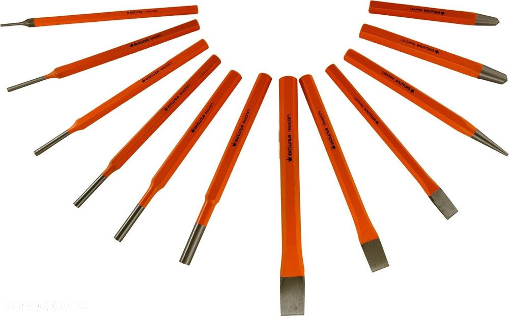 ZESTAW PRZEBIJAKI PUNKTAKI PRZECINAKI WYBIJAKI 12 - 2