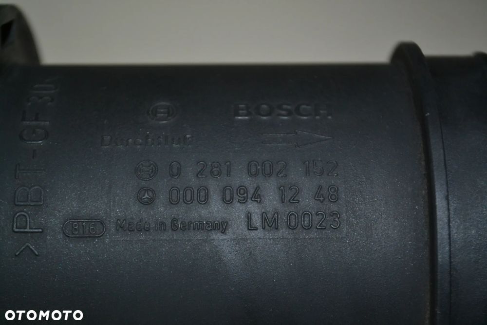 MERCEDES CDI PRZEPŁYWOMIERZ MIERNIK MASY POWIETRZA 0000941248 0281002152 - 5