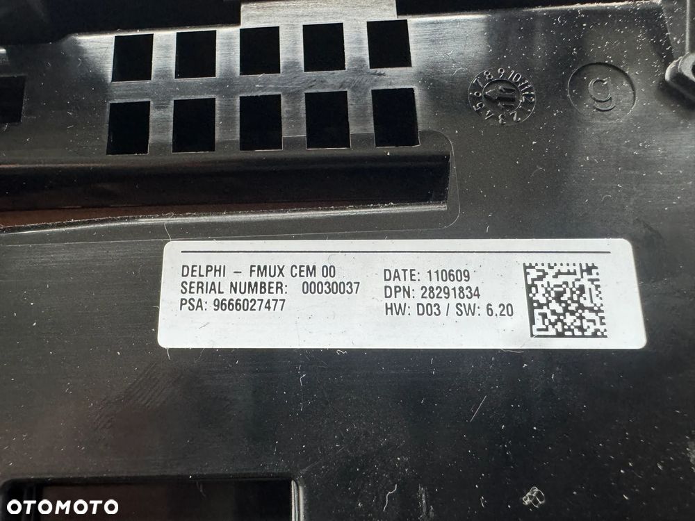 Panel sterowania klimatronik Citroen C4 II 9666027477 - 4