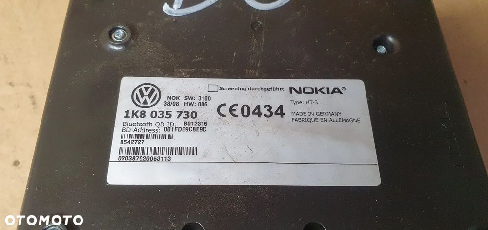 Moduł sterownik bluetooth VW Passat B6 1K8035730 - 5
