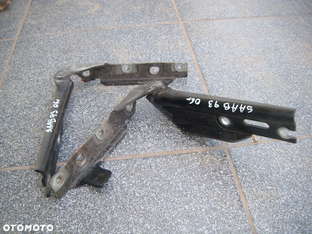 saab 93 06r zawiasy maski komplet - 1
