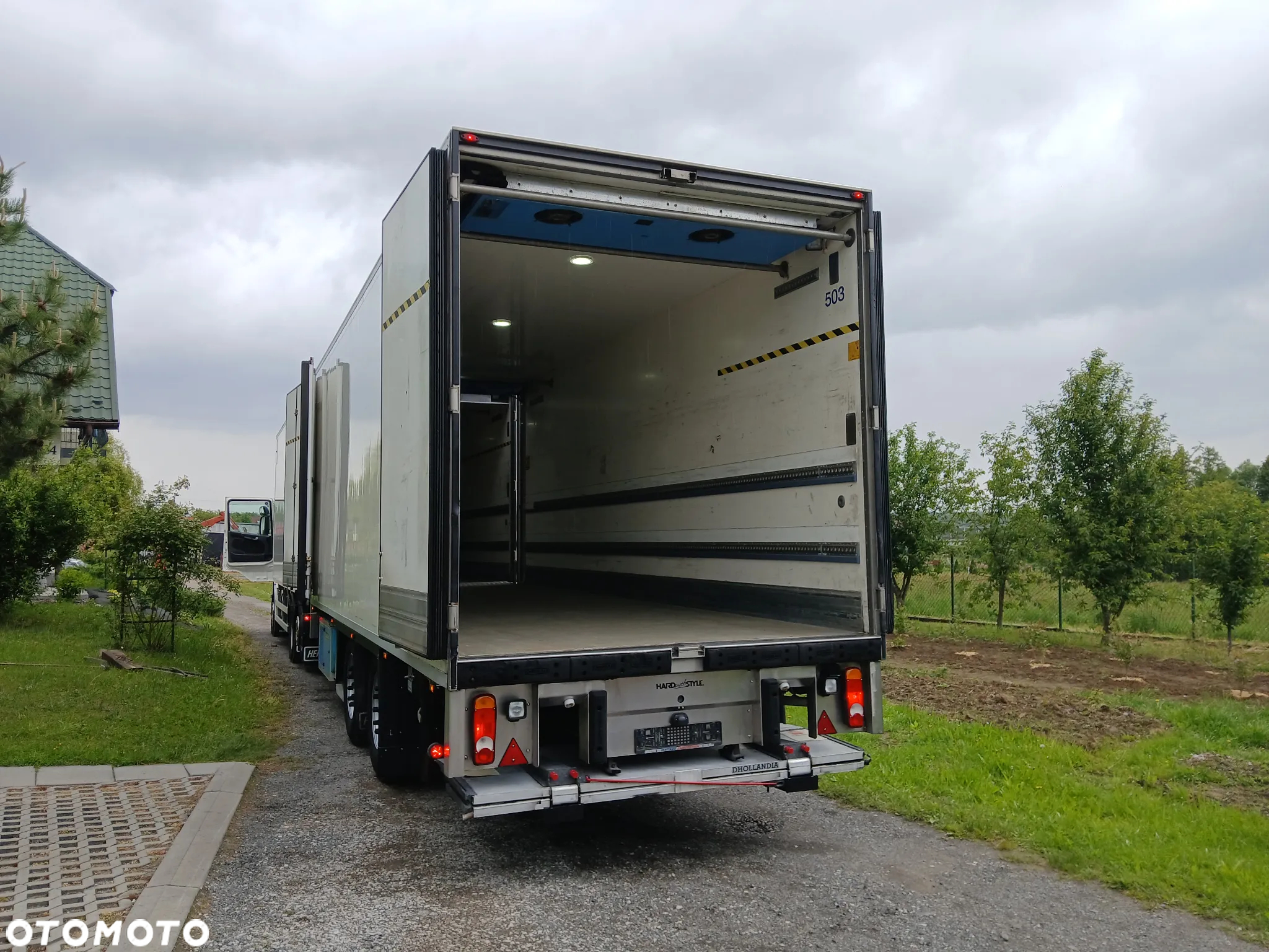 Scania R410 R450 6X2 BEZ EGR  ZABUDOWA CHLODNIA CHEREAU 19 PALETOŚ SKRETNA SPROWADZONY ZESTAW TANDEM PRZEJAZDOWY - 29