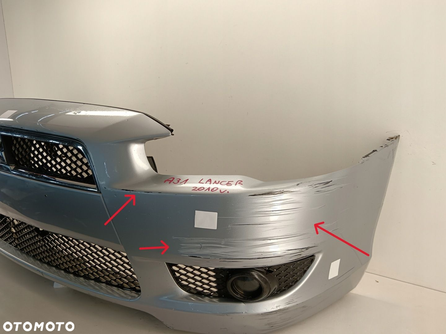ZDERZAK PRZEDNI GRILL MITSUBISHI LANCER VIII 8 07-17 A31 - 5