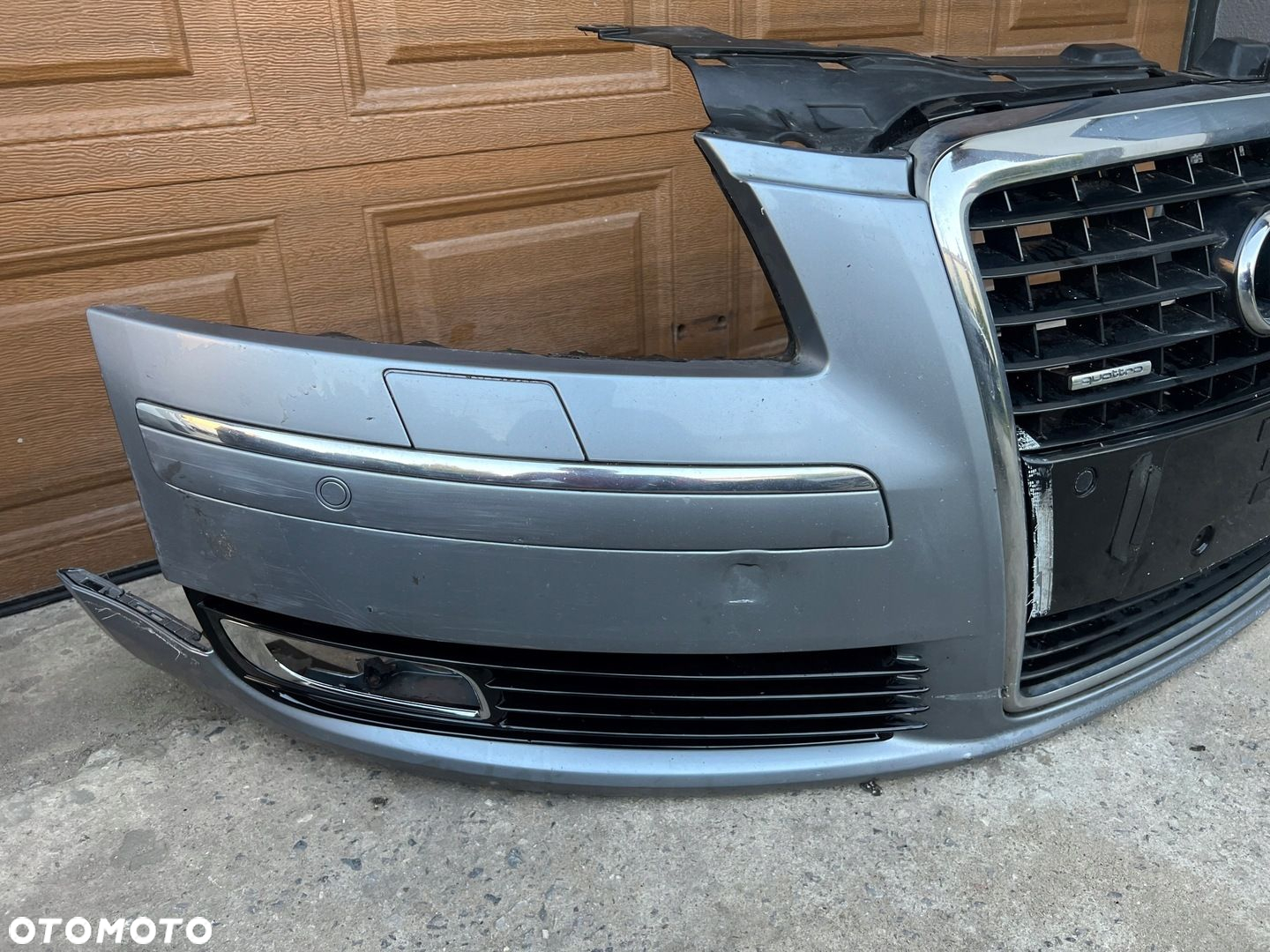 ZDERZAK PRZÓD PRZEDNI AUDI A8 D3 05-10 LY7J II LIFT KOMPLETNY - 9