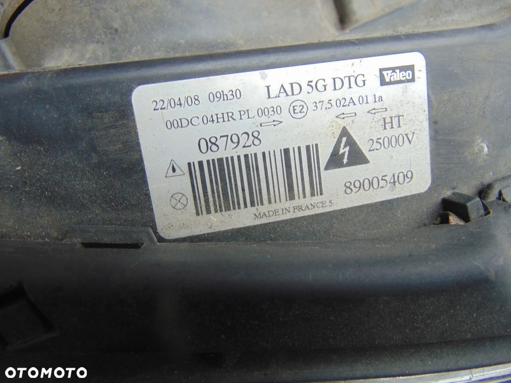 Lampy citroen c5 mk1 xenon kompletna cena sztuka - 12